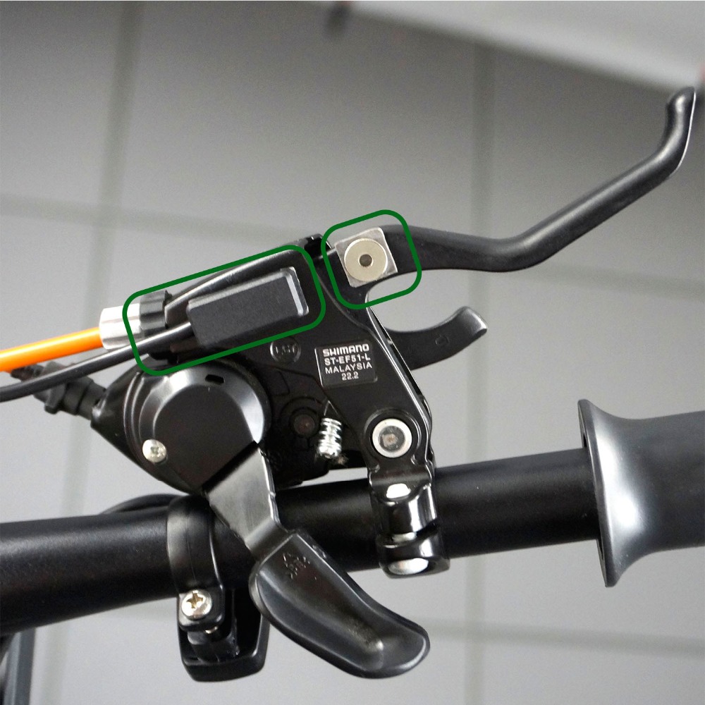 Greenpedel Bicicleta Eléctrica MS BK 2R Sensor de Freno